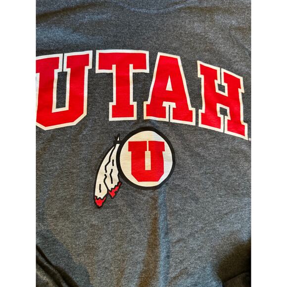 Men’s Utah Utes Top of the World Gray Long Sleeve T-Shirt - XL - Picture 4 of 6